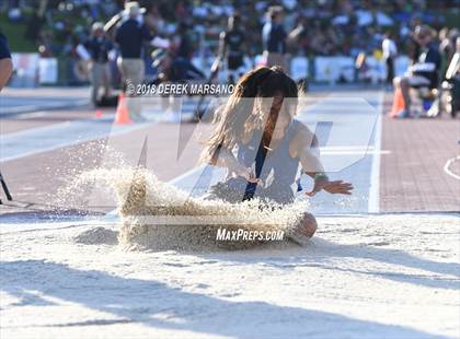 Thumbnail 2 in CIF State Track and Field Championships (Girls Triple Jump Qualifying) photogallery.