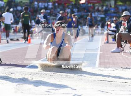Thumbnail 3 in CIF State Track and Field Championships (Girls Triple Jump Qualifying) photogallery.