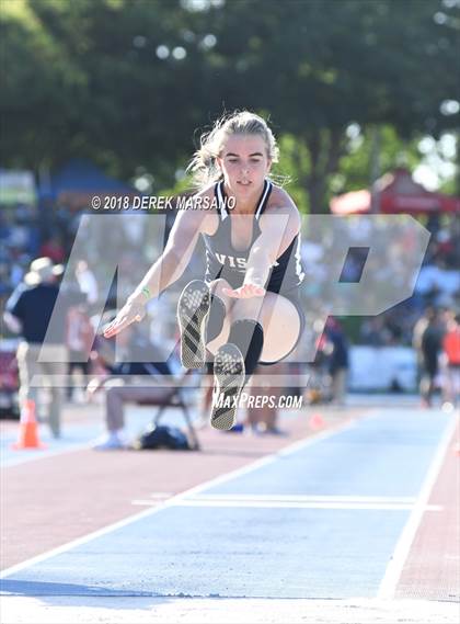 Thumbnail 3 in CIF State Track and Field Championships (Girls Triple Jump Qualifying) photogallery.