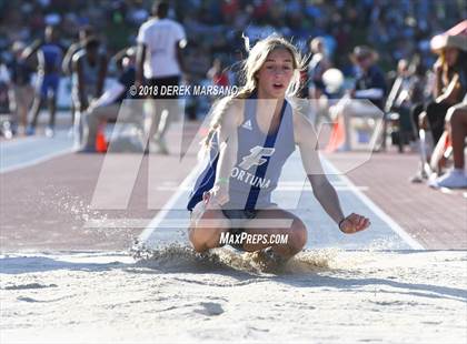 Thumbnail 3 in CIF State Track and Field Championships (Girls Triple Jump Qualifying) photogallery.