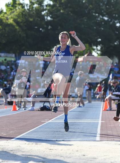 Thumbnail 3 in CIF State Track and Field Championships (Girls Triple Jump Qualifying) photogallery.