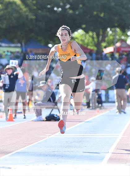 Thumbnail 1 in CIF State Track and Field Championships (Girls Triple Jump Qualifying) photogallery.