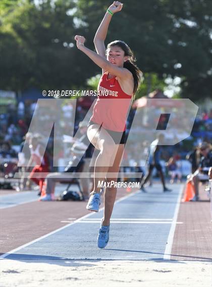 Thumbnail 3 in CIF State Track and Field Championships (Girls Triple Jump Qualifying) photogallery.