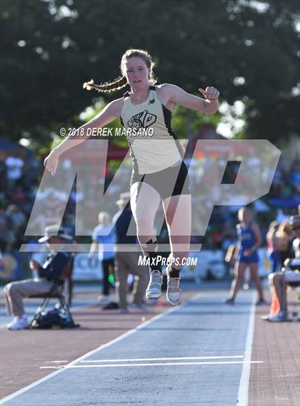 Thumbnail 1 in CIF State Track and Field Championships (Girls Triple Jump Qualifying) photogallery.