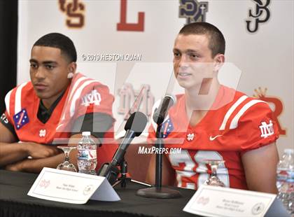 Thumbnail 3 in Trinity League Media Day - Mater Dei photogallery.