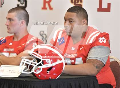 Thumbnail 2 in Trinity League Media Day - Mater Dei photogallery.