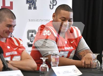 Thumbnail 1 in Trinity League Media Day - Mater Dei photogallery.