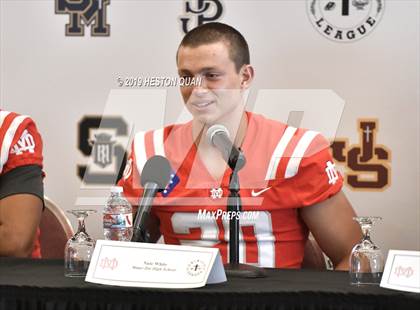 Thumbnail 2 in Trinity League Media Day - Mater Dei photogallery.