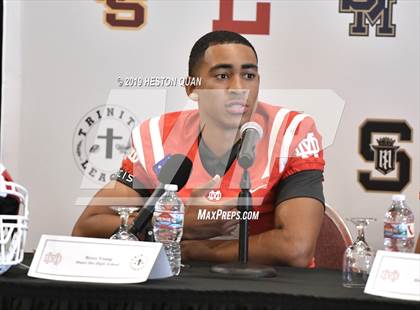Thumbnail 3 in Trinity League Media Day - Mater Dei photogallery.
