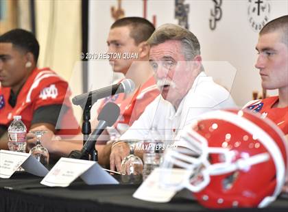 Thumbnail 1 in Trinity League Media Day - Mater Dei photogallery.