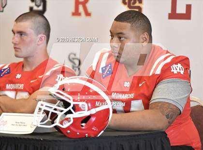 Thumbnail 1 in Trinity League Media Day - Mater Dei photogallery.