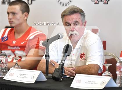 Thumbnail 2 in Trinity League Media Day - Mater Dei photogallery.