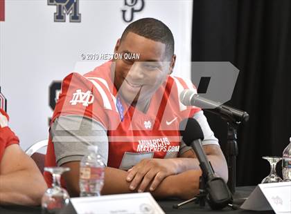 Thumbnail 2 in Trinity League Media Day - Mater Dei photogallery.
