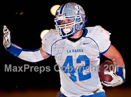 Thumbnail 2 in Brea Olinda vs. La Habra (CIF SS Southwest Playoffs) photogallery.