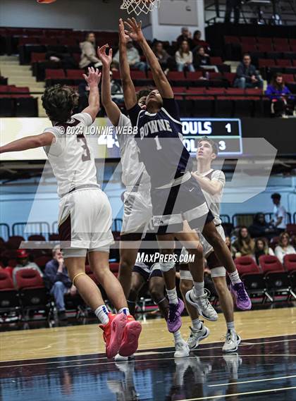 Thumbnail 2 in John Bowne vs Iona Prep (Pubic vs Catholic Hoops Showdown) photogallery.