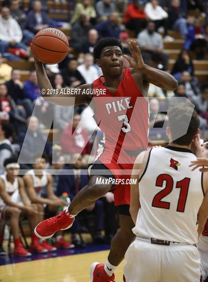 Thumbnail 3 in Pike vs. Southport  (IHSAA 4A 1st Round Playoff) photogallery.