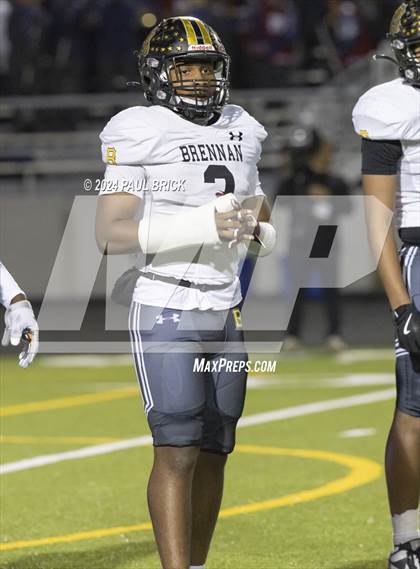 Thumbnail 3 in Westlake vs Brennan (UIL 6A D1 Football Region 4 Area) photogallery.