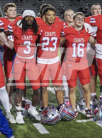 Thumbnail 2 in Westlake vs Brennan (UIL 6A D1 Football Region 4 Area) photogallery.