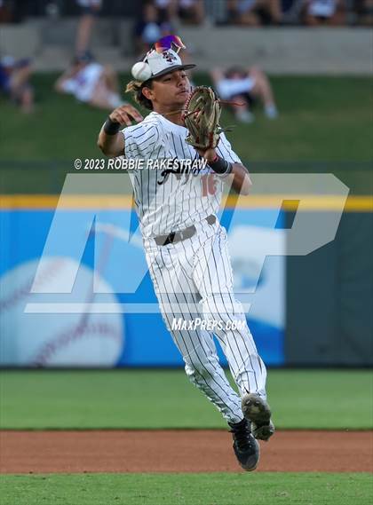 Thumbnail 2 in Argyle vs. Boerne-Champion (UIL 5A Baseball State Semifinal) photogallery.
