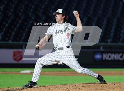 Thumbnail 3 in Argyle vs. Boerne-Champion (UIL 5A Baseball State Semifinal) photogallery.