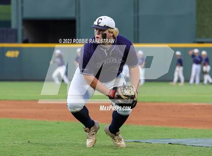 Thumbnail 2 in Argyle vs. Boerne-Champion (UIL 5A Baseball State Semifinal) photogallery.