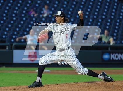 Thumbnail 2 in Argyle vs. Boerne-Champion (UIL 5A Baseball State Semifinal) photogallery.