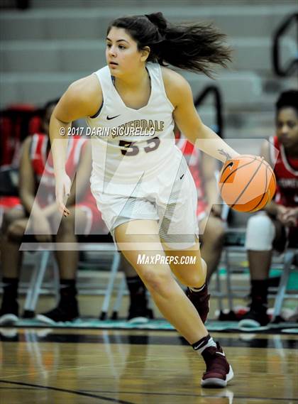 Thumbnail 1 in Riverdale vs. Homewood-Flossmoor (NIKE Tournament of Champions) photogallery.