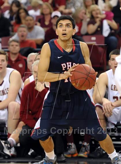 Thumbnail 2 in Pacific Hills vs. Cardinal Newman (CIF State D4 Final) photogallery.