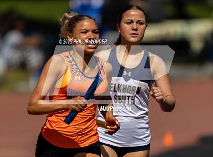 Thumbnail 2 in Benson Invitational (Girls 4x800)  photogallery.