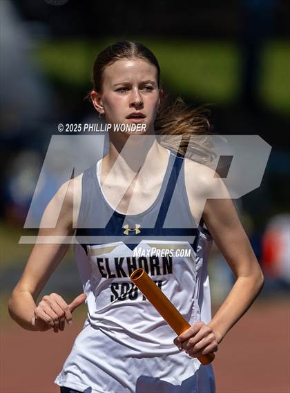 Thumbnail 2 in Benson Invitational (Girls 4x800)  photogallery.