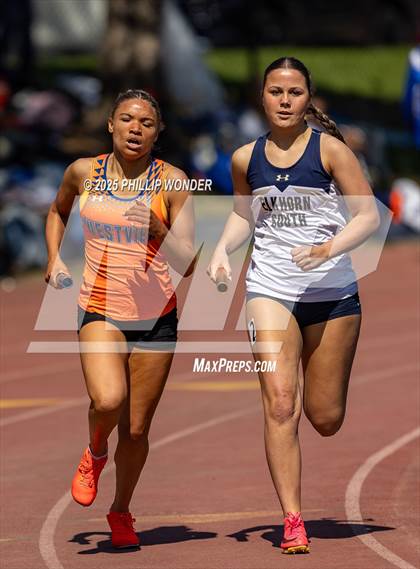 Thumbnail 3 in Benson Invitational (Girls 4x800)  photogallery.