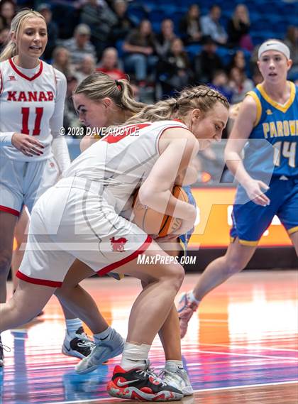 Thumbnail 2 in Parowan vs. Kanab (UHSAA 2A Quarterfinal) photogallery.