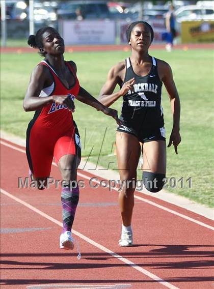 Thumbnail 3 in CIF CS Yosemite Area Finals (100m Dash) photogallery.