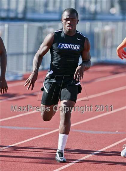 Thumbnail 3 in CIF CS Yosemite Area Finals (100m Dash) photogallery.