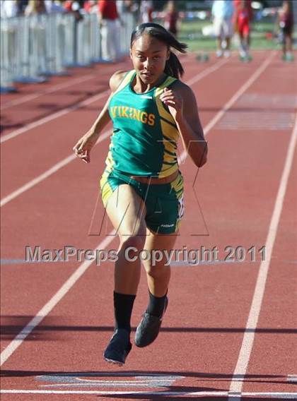 Thumbnail 3 in CIF CS Yosemite Area Finals (100m Dash) photogallery.