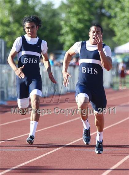 Thumbnail 3 in CIF CS Yosemite Area Finals (100m Dash) photogallery.