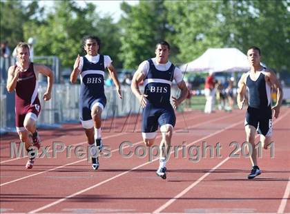 Thumbnail 3 in CIF CS Yosemite Area Finals (100m Dash) photogallery.