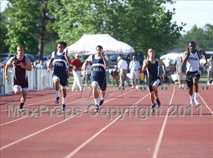 Thumbnail 2 in CIF CS Yosemite Area Finals (100m Dash) photogallery.