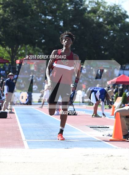 Thumbnail 3 in CIF State Track and Field Championships (Boys Long Jump Qualifying) photogallery.