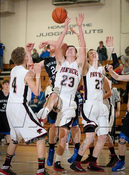 Thumbnail 2 in Nicholas County vs Ludlow (Lloyd Memorial Tournament) photogallery.