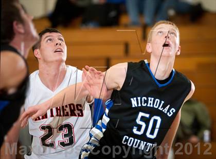 Thumbnail 2 in Nicholas County vs Ludlow (Lloyd Memorial Tournament) photogallery.