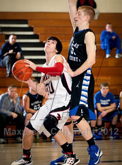 Thumbnail 3 in Nicholas County vs Ludlow (Lloyd Memorial Tournament) photogallery.