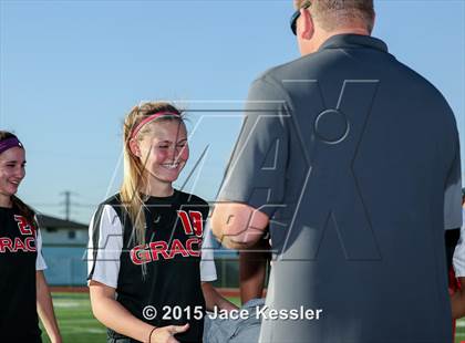 Thumbnail 2 in Grace Brethren vs. St. Anthony (CIF-SS D7 Final) photogallery.
