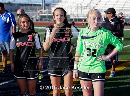 Thumbnail 3 in Grace Brethren vs. St. Anthony (CIF-SS D7 Final) photogallery.