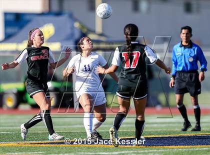 Thumbnail 3 in Grace Brethren vs. St. Anthony (CIF-SS D7 Final) photogallery.