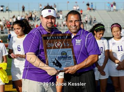 Thumbnail 1 in Grace Brethren vs. St. Anthony (CIF-SS D7 Final) photogallery.