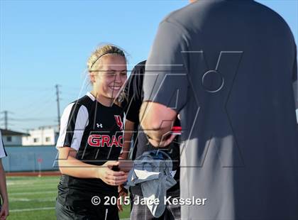 Thumbnail 2 in Grace Brethren vs. St. Anthony (CIF-SS D7 Final) photogallery.