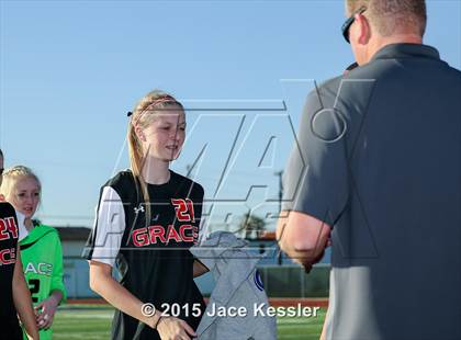 Thumbnail 1 in Grace Brethren vs. St. Anthony (CIF-SS D7 Final) photogallery.