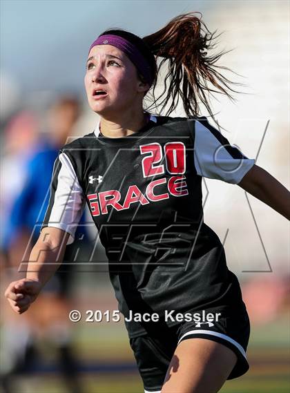 Thumbnail 1 in Grace Brethren vs. St. Anthony (CIF-SS D7 Final) photogallery.