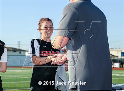 Thumbnail 1 in Grace Brethren vs. St. Anthony (CIF-SS D7 Final) photogallery.